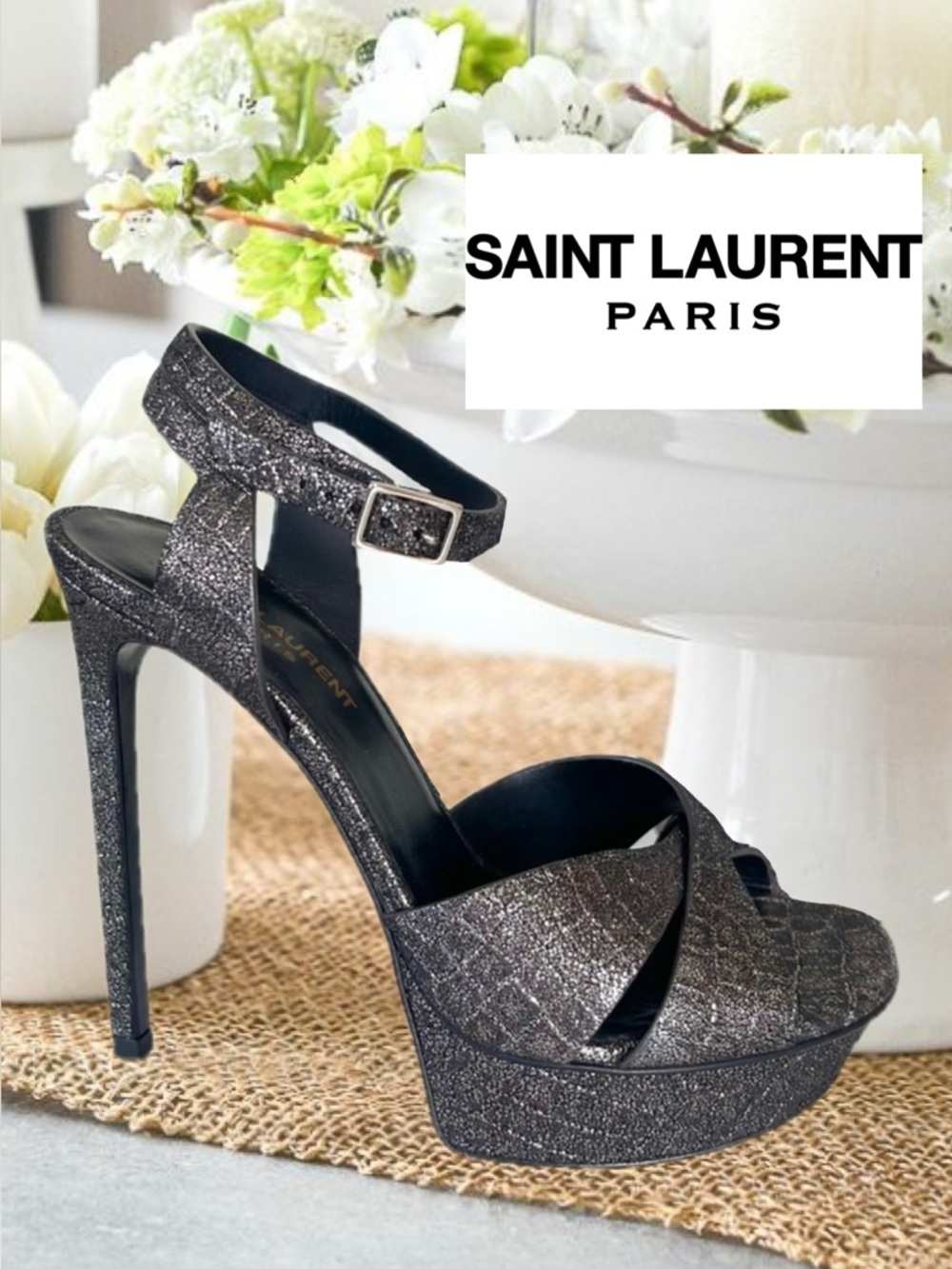 AUTHENTIC SAINT LAURENT LIMITED EDITION HEELS